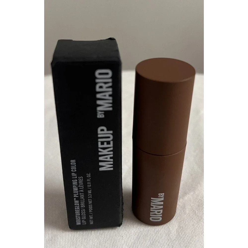 Makeup by Mario MoistureGlow Plumping Lip Color Gloss Mocha Raisin 0.11oz NEW